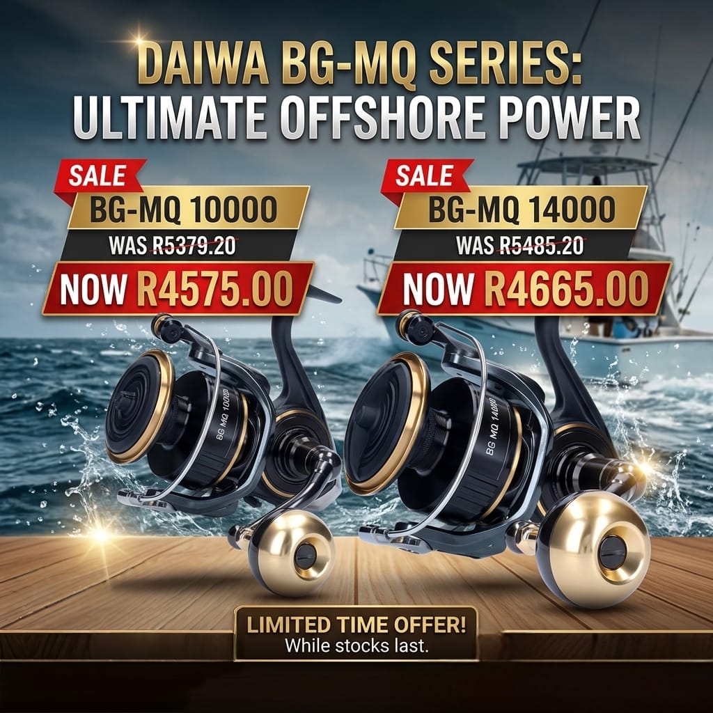 Featured fishing product advert at Awesome Tackle & Bait