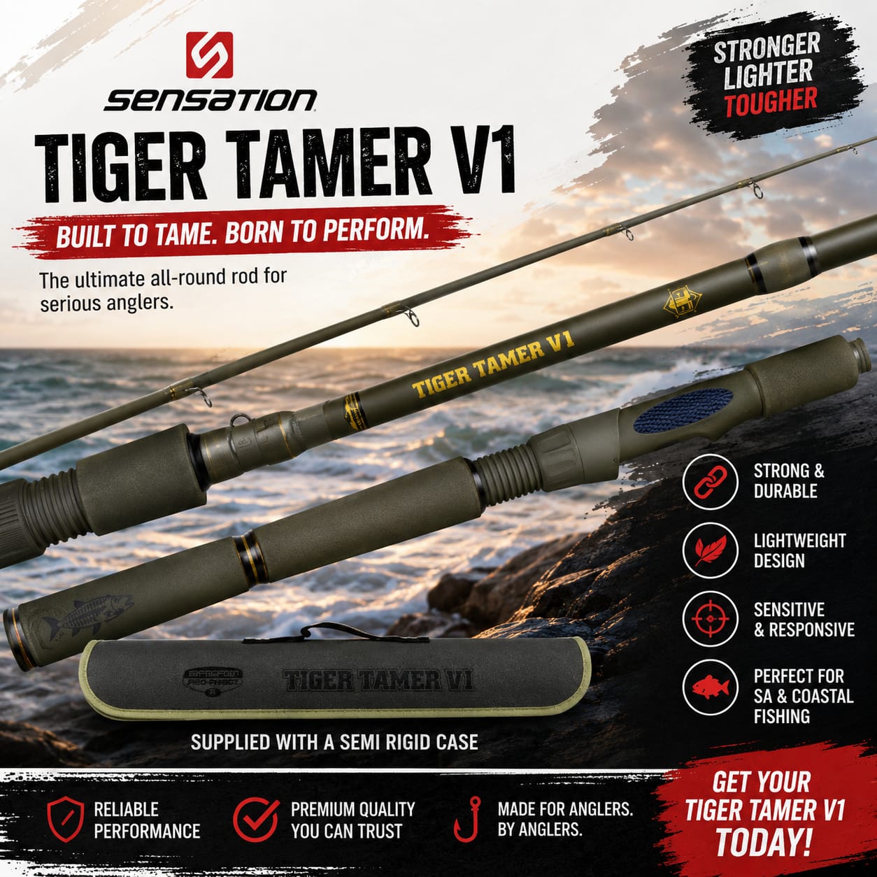 Featured fishing product advert at Awesome Tackle & Bait